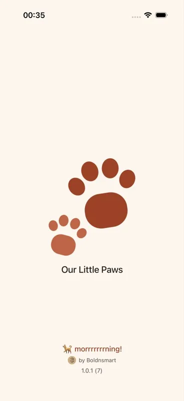 Two pet cards side by side — one showing a green checkmark badge and "All done today," the other showing an amber exclamation badge and "Vitamins and 2 more".
